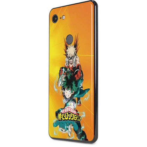 My Hero Academia Deku and Bakugo Season 5 Google Pixel 3 XL Skin